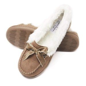 JESSICA SIMPSON WOMENS MOCCASIN INDOOR OUTDOOR LARGE